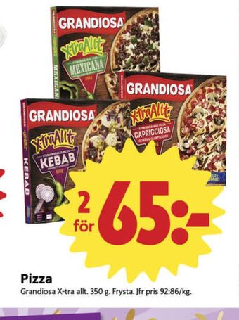 ICA Nära X-tra allt pizza erbjuda