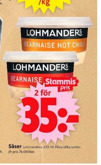 Lohmanders bearnaisesås