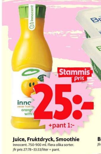 ICA Supermarket Innocent juice erbjuda