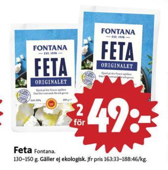 ICA Nära Fontana fetaost erbjuda