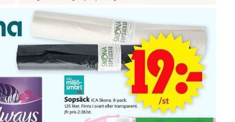 ICA Supermarket Skona sopsäck erbjuda