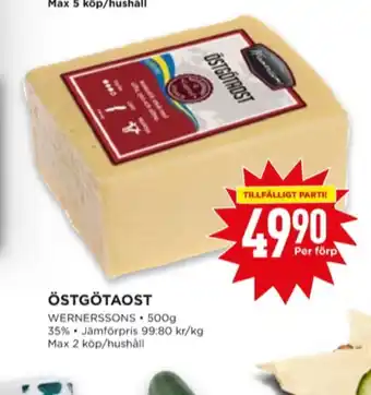 Willys Wernerssons östgöta erbjuda