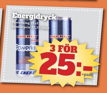 Bonum Matmarknad Energidryck erbjuda