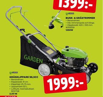 Jem&Fix Gräsklippare 98,5cc erbjuda