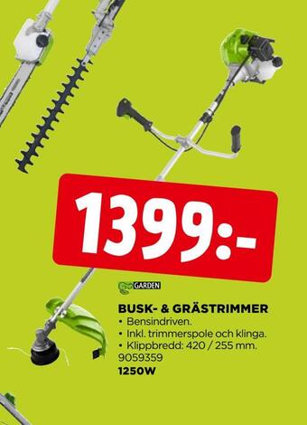 Jem&Fix Busk- & grästrimmer erbjuda