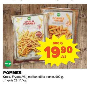 Coop Daglivs Pommes erbjuda