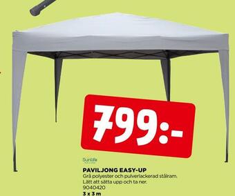 Jem&Fix Paviljong easy-up erbjuda