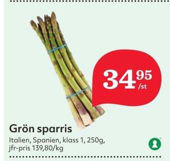 Hemköp Grön sparris erbjuda