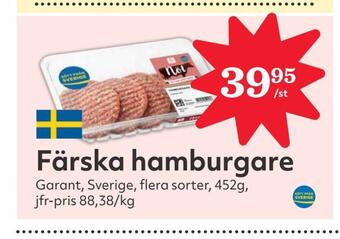 Hemköp Färska hamburgare erbjuda