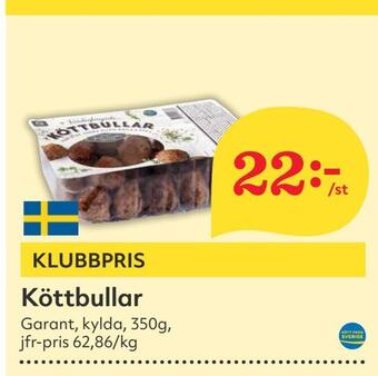 Hemköp Köttbullar erbjuda
