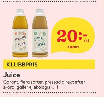Hemköp Juice erbjuda