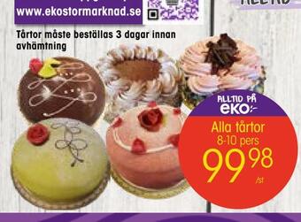 EKO Alla tårtor erbjuda