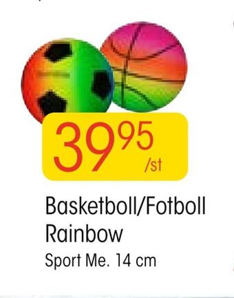 EKO Basketboll/fotboll rainbow erbjuda