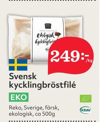 Hemköp Svensk kycklingbröstfilé erbjuda