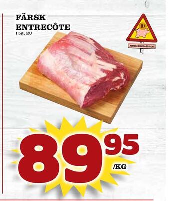 Matdax Färsk entrecôte erbjuda