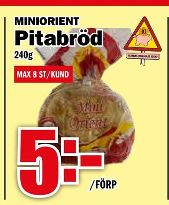 Matdax Pitabröd erbjuda