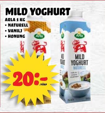Nelins Mild yoghurt erbjuda