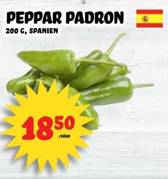 Nelins Peppar padron erbjuda