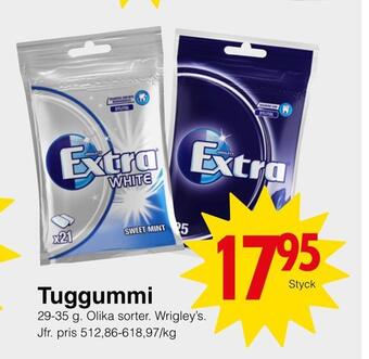 Matöppet Tuggummi erbjuda