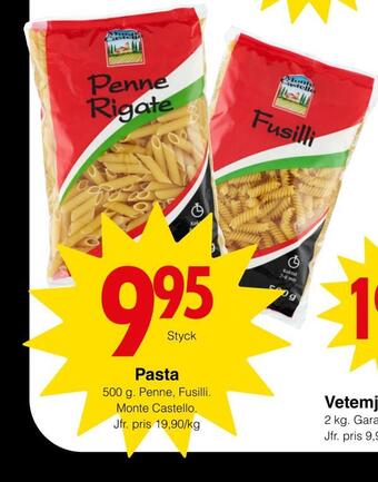 Matöppet Pasta erbjuda