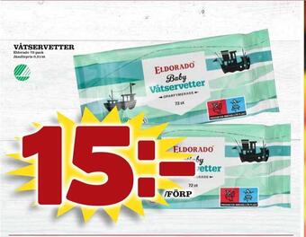 Nelins Våtservetter erbjuda