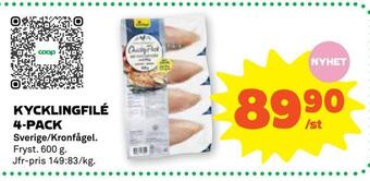 Stora Coop Kycklingfilé 4-pack erbjuda