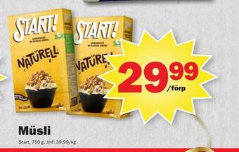 Pekås Müsli erbjuda