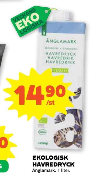 Stora Coop Ekologisk havredryck erbjuda
