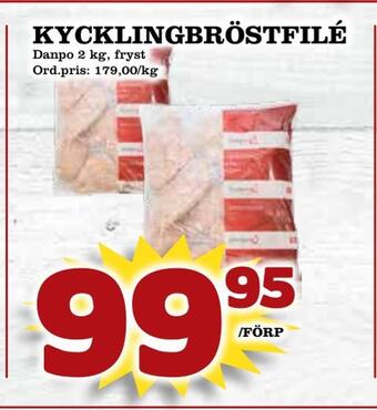 Supergrossen Kycklingbröstfilé erbjuda
