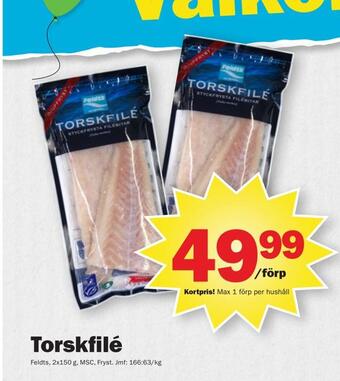 Pekås Torskfilé erbjuda
