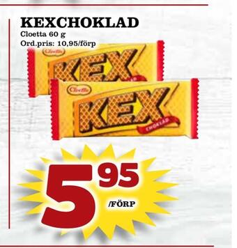 Supergrossen Kexchoklad erbjuda