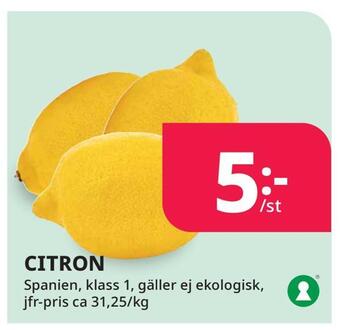 Tempo Citron erbjuda