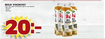 Supergrossen Mild yoghurt erbjuda