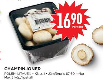 Willys Hemma Champinjoner erbjuda