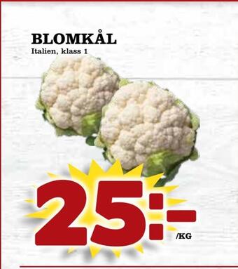 Supergrossen Blomkål erbjuda