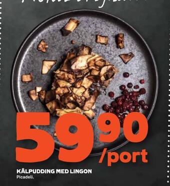 Stora Coop Kålpudding med lingon erbjuda