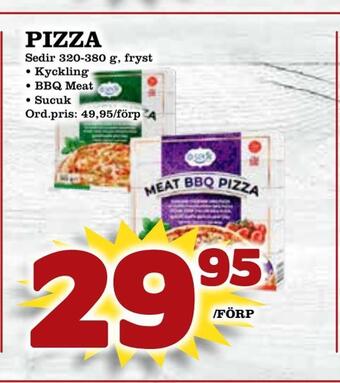 Supergrossen Pizza erbjuda