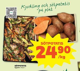 Stora Coop Sötpotatis erbjuda