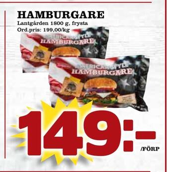 Supergrossen Hamburgare erbjuda