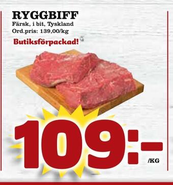 Supergrossen Ryggbiff erbjuda