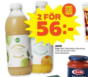Coop Forum Juice erbjuda