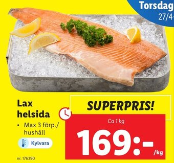Lidl Lax Helsida erbjuda