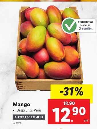 Lidl Mango erbjuda