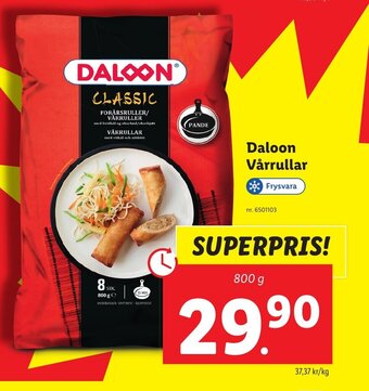 Lidl Daloon Vårrullar erbjuda