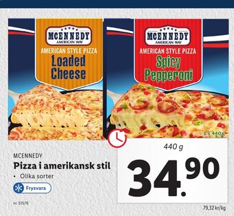 Lidl Pizza i Amerikansk Stil erbjuda