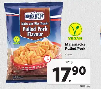 Lidl Majssnacks Pulled Pork erbjuda