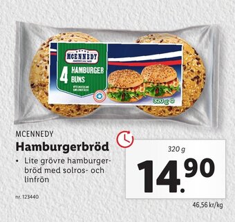 Lidl Hamburgerbröd erbjuda