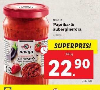 Lidl Paprika- & Aubergineröra erbjuda