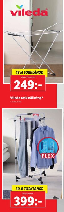 Lidl Vileda Torkställning erbjuda