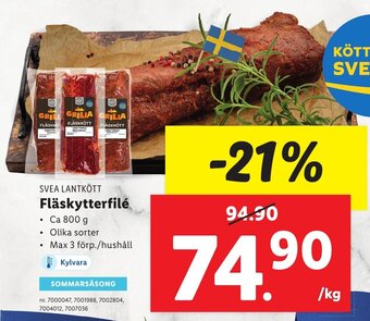 Lidl Fläskytterfilé erbjuda